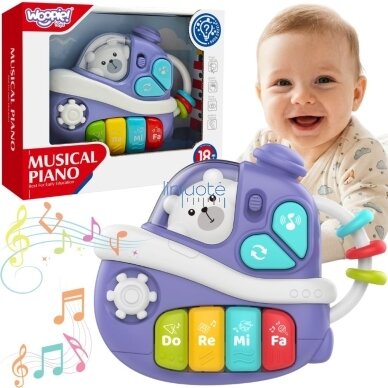 WOOPIE BABY Interaktyvus muzikinis pianinas Laivas