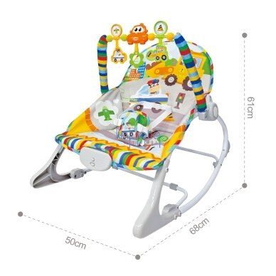 WOOPY BABY Interaktyvus supamasis gultukas su vibracijomis ir lankeliu, įvairiaspalvis 3 WOOPY BABY Interaktyvus supamasis gultukas su vibracijomis ir lankeliu, įvairiaspalvis 3