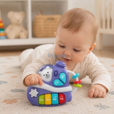 WOOPIE BABY Interaktyvus muzikinis pianinas Laivas 3 WOOPIE BABY Interaktyvus muzikinis pianinas Laivas 3