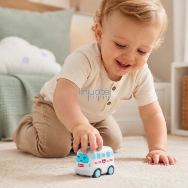 WOOPIE BABY Interaktyvus greitosios pagalbos automobilis Ambulansas Garso efektai Šviesos 1 WOOPIE BABY Interaktyvus greitosios pagalbos automobilis Ambulansas Garso efektai Šviesos 1