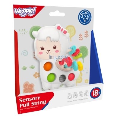 WOOPIE BABY Sensorinis manipuliacinis Montessori žaislas Lama 18m+ 3 WOOPIE BABY Sensorinis manipuliacinis Montessori žaislas Lama 18m+ 3