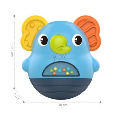 WOOPIE BABY Vaikiška linguojanti lėlė-drambliukas Barškutis Sensorinis Interaktyvus 6m+ 2 WOOPIE BABY Vaikiška linguojanti lėlė-drambliukas Barškutis Sensorinis Interaktyvus 6m+ 2