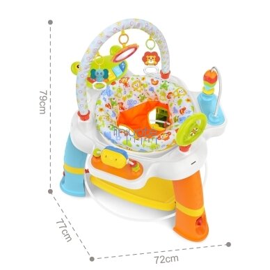 WOOPIE BABY Interaktyvus sukamas sėdėjimo centras 12m+ 5 WOOPIE BABY Interaktyvus sukamas sėdėjimo centras 12m+ 5