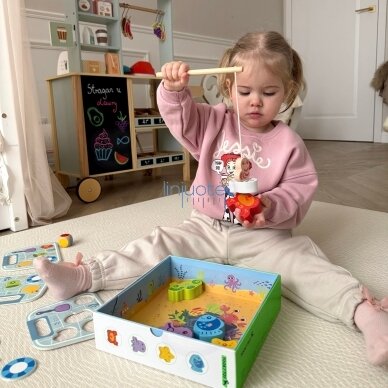 TOOKY TOY Žaidimas Žuvyčių gaudymas Vikrumo žaidimas 6