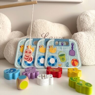 TOOKY TOY Žaidimas Žuvyčių gaudymas Vikrumo žaidimas 7