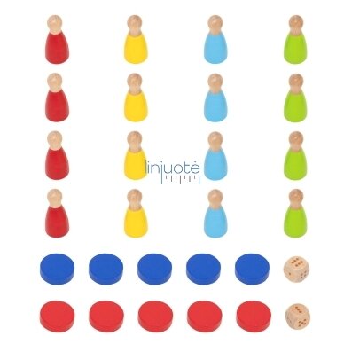VIGA medinis vikrumo žaidimas 4in1 Stalo ledo ritulys Kerlingas Boulingas Ludo 9 VIGA medinis vikrumo žaidimas 4in1 Stalo ledo ritulys Kerlingas Boulingas Ludo 9