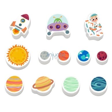TOOKY TOY Edukacinė lenta Saulės sistema 3 TOOKY TOY Edukacinė lenta Saulės sistema 3