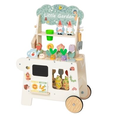TOOKY TOY Sodo vežimėlis Parduotuvėlė Medinis Montessori 57el 4 TOOKY TOY Sodo vežimėlis Parduotuvėlė Medinis Montessori 57el 4