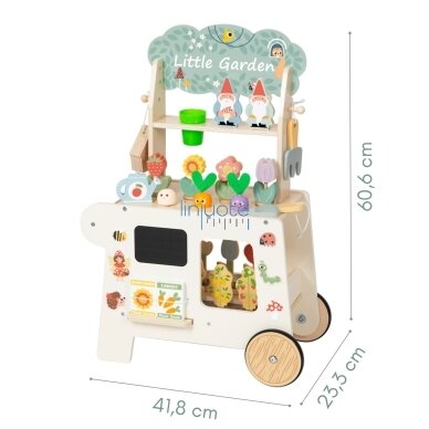 TOOKY TOY Sodo vežimėlis Parduotuvėlė Medinis Montessori 57el 5