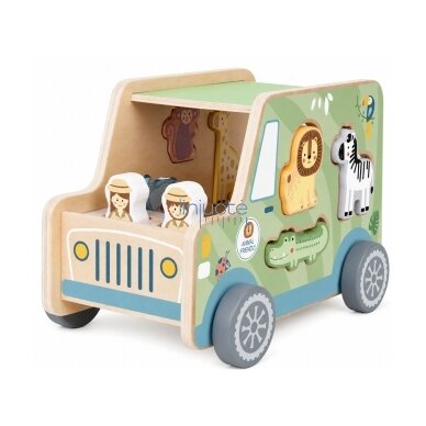 TOOKY TOY Safari veiklos kubo automobilis 3