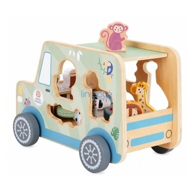TOOKY TOY Safari veiklos kubo automobilis 4