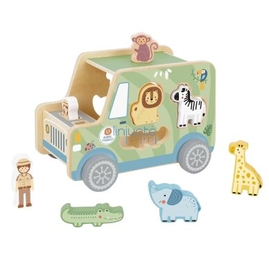 TOOKY TOY Safari veiklos kubo automobilis 5