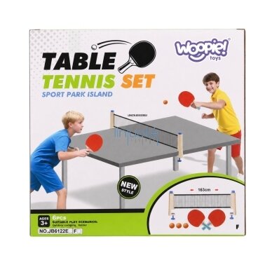 WOOPIE Stalo teniso rinkinys su tinkleliu 6 vnt. Ping Pong 4 WOOPIE Stalo teniso rinkinys su tinkleliu 6 vnt. Ping Pong 4