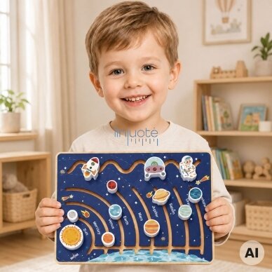 TOOKY TOY Edukacinė lenta Saulės sistema 1 TOOKY TOY Edukacinė lenta Saulės sistema 1