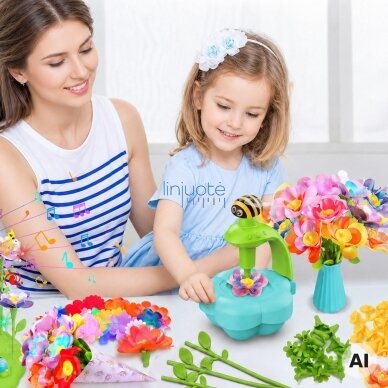 WOOPIE Rinkinys gėlių ir puokščių gamybai DIY su aparatėliu 1