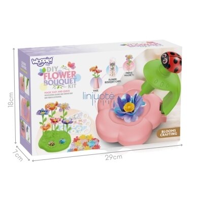 WOOPIE Rinkinys gėlių ir puokščių gamybai DIY su aparatėliu 5