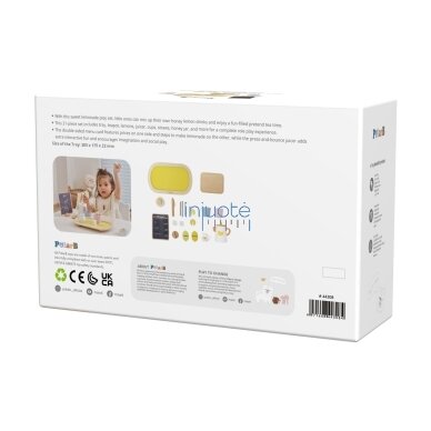 VIGA PolarB Medinis limonado žaidimų rinkinys kavinė virtuvė 21 el. 12