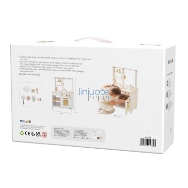 VIGA PolarB Medinė virtuvė ir parduotuvė 2in1 Balta Prekybos staliukas su priedais Virtuvė 13 VIGA PolarB Medinė virtuvė ir parduotuvė 2in1 Balta Prekybos staliukas su priedais Virtuvė 13