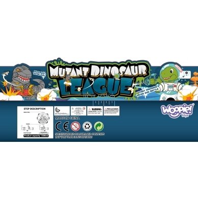 WOOPIE Vandens pistoletas su kuprine Dino 7