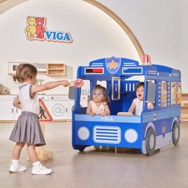 VIGA Didelis Medinis Policijos Automobilis – Edukacinis Rinkinys Vaikams Policija 9 VIGA Didelis Medinis Policijos Automobilis – Edukacinis Rinkinys Vaikams Policija 9