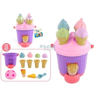 WOOPIE Smėlio Dėžės Rinkinys Ledai, 49744 1 WOOPIE Smėlio Dėžės Rinkinys Ledai, 49744 1