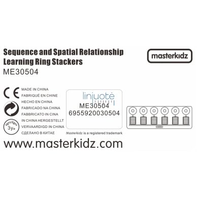 MASTERKIDZ Dėliojimo Žaidimas Mokytis Skaičiuoti ir Spalvų Rūšiavimo Montessori 6 MASTERKIDZ Dėliojimo Žaidimas Mokytis Skaičiuoti ir Spalvų Rūšiavimo Montessori 6