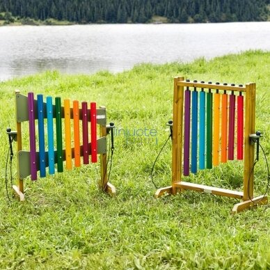MASTERKIDZ Spalvingi Laisvai Stovintys Ksilofonai 95cm Lauko 5 MASTERKIDZ Spalvingi Laisvai Stovintys Ksilofonai 95cm Lauko 5