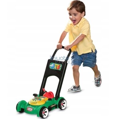 Little Tikes vaikiška vejapjovė Interaktyvus stumiamas sodo žaislas