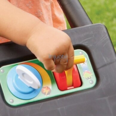 Little Tikes vaikiška vejapjovė Interaktyvus stumiamas sodo žaislas 4