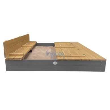 AXI XXL smėlio dėžė Ella 150 x 150 pilka 1 AXI XXL smėlio dėžė Ella 150 x 150 pilka 1