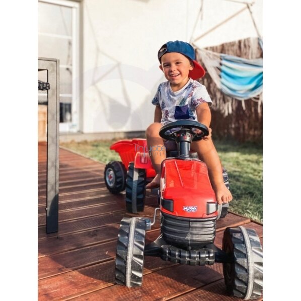WOOPIE Pedalinis traktorius Farmer GoTrac MAXI su priekaba Tylūs ratai 3