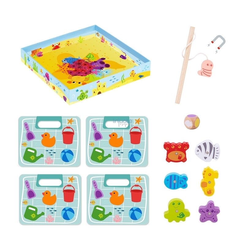 TOOKY TOY Žaidimas Žuvyčių gaudymas Vikrumo žaidimas 11 TOOKY TOY Žaidimas Žuvyčių gaudymas Vikrumo žaidimas 11