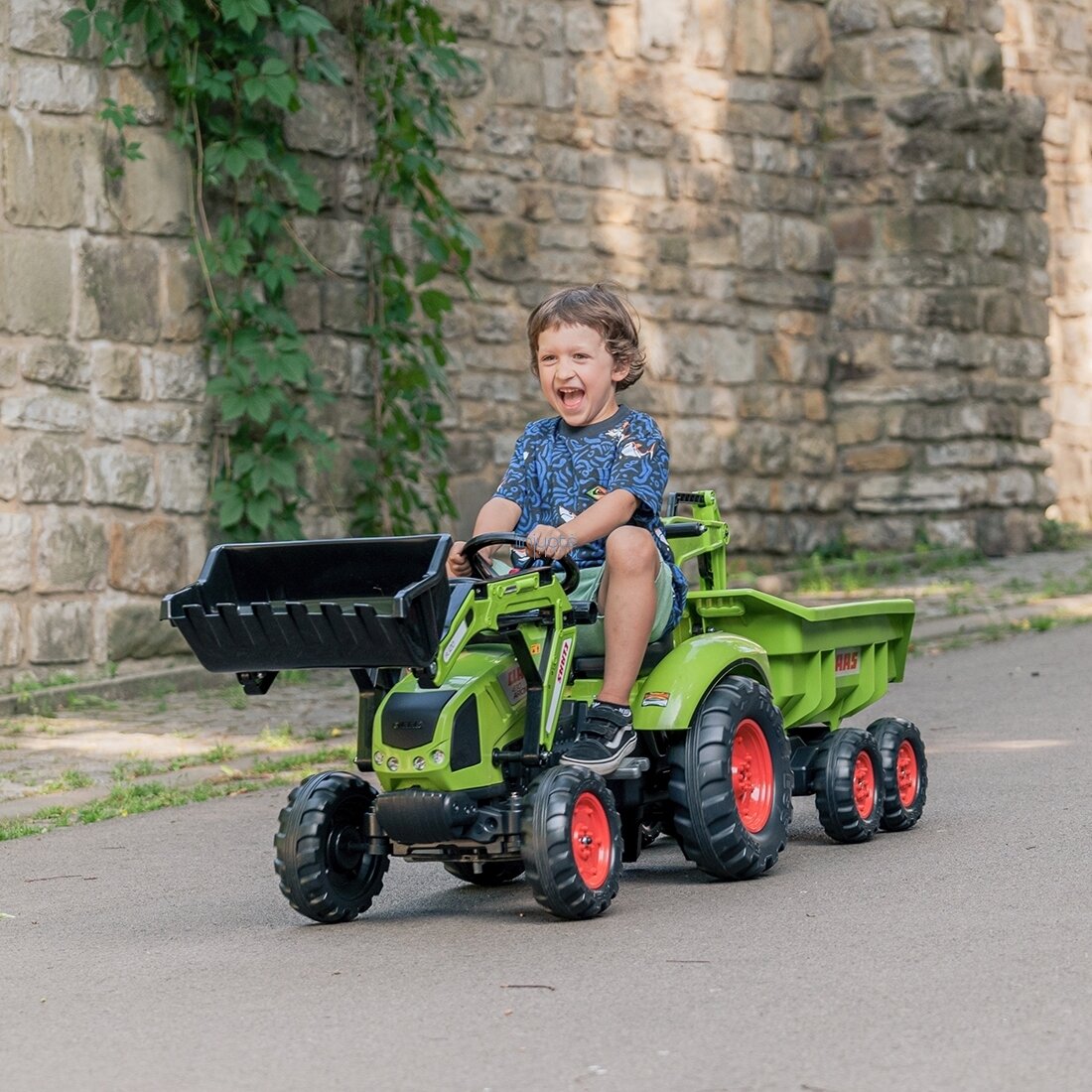 FALK TRAKTORIUS SU PEDALAIS IR PRIEKABA, 2070W 10 FALK TRAKTORIUS SU PEDALAIS IR PRIEKABA, 2070W 10