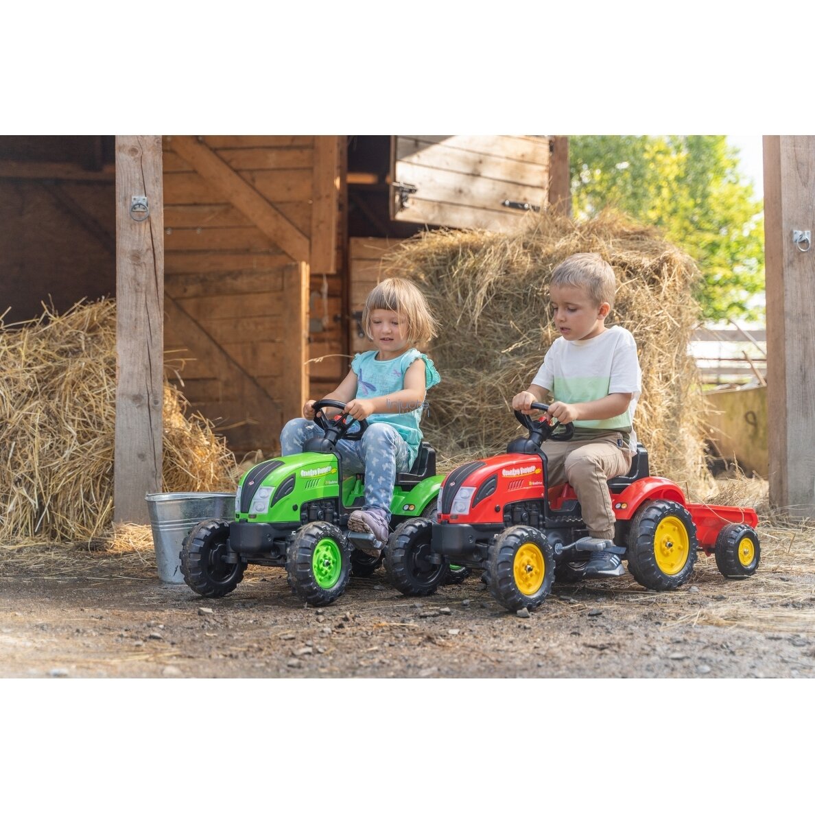 FALK COUNTRY FARMER TRAKTORIUS SU PEDALAIS IR PRIEKABA ŽALIAS, 2057L 1 FALK COUNTRY FARMER TRAKTORIUS SU PEDALAIS IR PRIEKABA ŽALIAS, 2057L 1