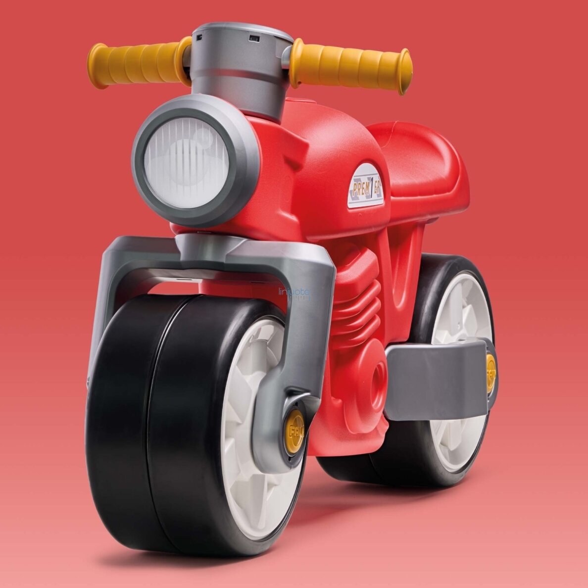 FALK PASUKAMAS VEŽIMĖLIS TYLŪS RATAI MOTOR PREM1ER RETRO RAUDONAS, 450S 1 FALK PASUKAMAS VEŽIMĖLIS TYLŪS RATAI MOTOR PREM1ER RETRO RAUDONAS, 450S 1