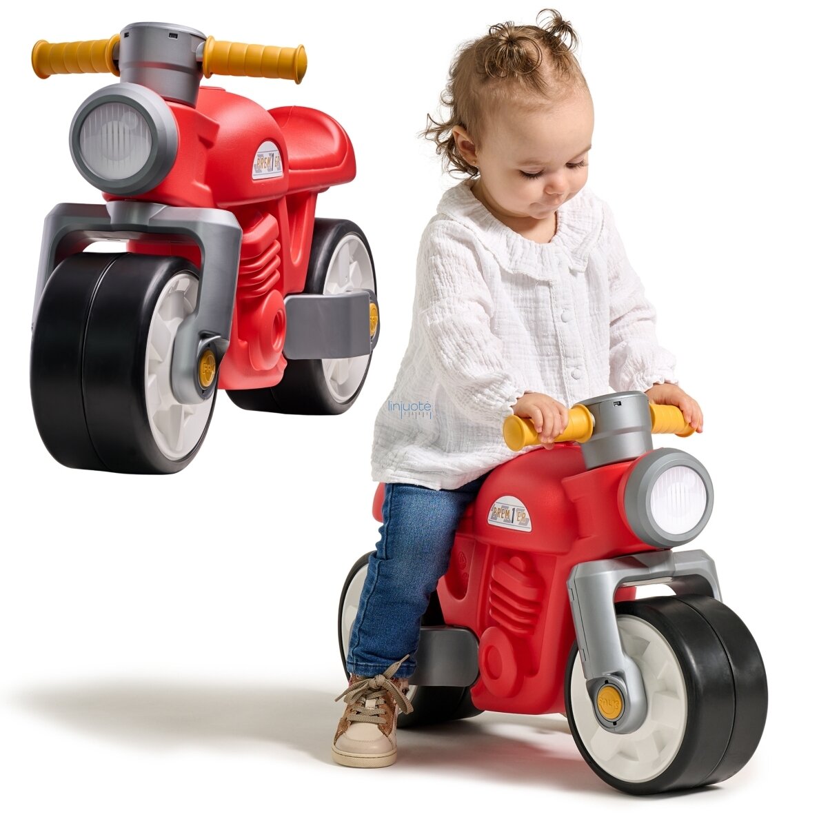 FALK PASUKAMAS VEŽIMĖLIS TYLŪS RATAI MOTOR PREM1ER RETRO RAUDONAS, 450S 5 FALK PASUKAMAS VEŽIMĖLIS TYLŪS RATAI MOTOR PREM1ER RETRO RAUDONAS, 450S 5