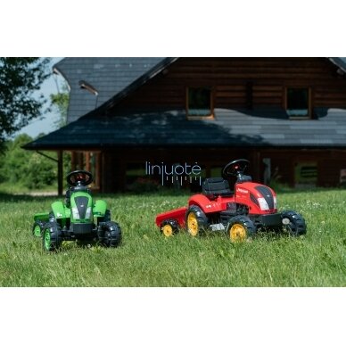 FALK COUNTRY FARMER TRAKTORIUS SU PEDALAIS IR PRIEKABA ŽALIAS, 2057L 2 FALK COUNTRY FARMER TRAKTORIUS SU PEDALAIS IR PRIEKABA ŽALIAS, 2057L 2