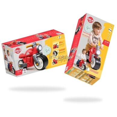 FALK PASUKAMAS VEŽIMĖLIS TYLŪS RATAI MOTOR PREM1ER RETRO RAUDONAS, 450S 6 FALK PASUKAMAS VEŽIMĖLIS TYLŪS RATAI MOTOR PREM1ER RETRO RAUDONAS, 450S 6