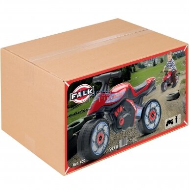 FALK PASPIRIAMAS VAIKIŠKAS MOTOCIKLAS RAUDONAS, 400 2 FALK PASPIRIAMAS VAIKIŠKAS MOTOCIKLAS RAUDONAS, 400 2