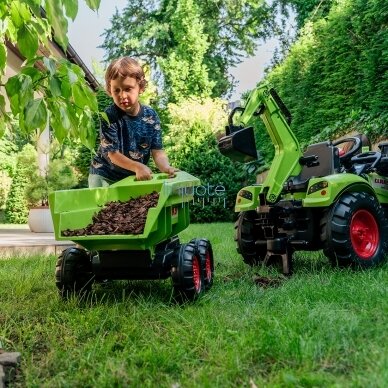 FALK TRAKTORIUS SU PEDALAIS IR PRIEKABA, 2070W 1 FALK TRAKTORIUS SU PEDALAIS IR PRIEKABA, 2070W 1