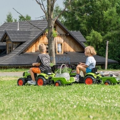 FALK TRAKTORIUS SU PEDALAIS IR PRIEKABA, 2040AM 4