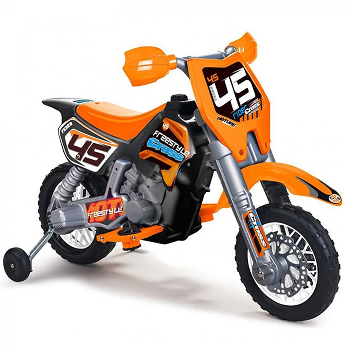 FEBER ORANŽINIS CROSS MOTOCIKLAS SU 6V AKUMULIATORIUMI VAIKAMS, FEN02000 FEBER ORANŽINIS CROSS MOTOCIKLAS SU 6V AKUMULIATORIUMI VAIKAMS, FEN02000