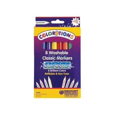 Flomasteriai. 8 spalvos Flomasteriai. 8 spalvos