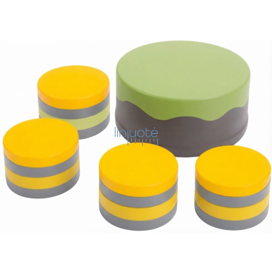 Foteliukų ir staliuko komplektas, LIN5855252 Foteliukų ir staliuko komplektas, LIN5855252