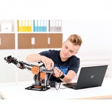 GIGO MAŽOJO INŽINIERIAUS KONSTRUKTORIAUS RINKINYS ROBOTIKOS UŽSIĖMIMAMS, 306 EL., 536006 GIGO MAŽOJO INŽINIERIAUS KONSTRUKTORIAUS RINKINYS ROBOTIKOS UŽSIĖMIMAMS, 306 EL., 536006
