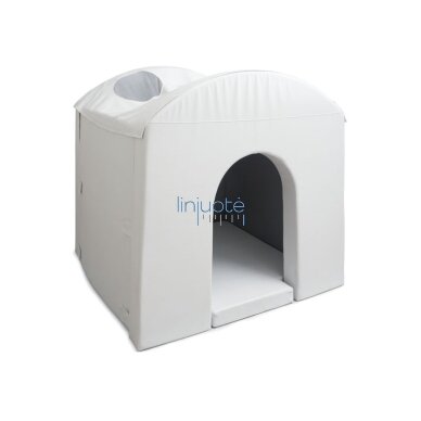 Igloo. Baltas terapinis namelis Igloo. Baltas terapinis namelis