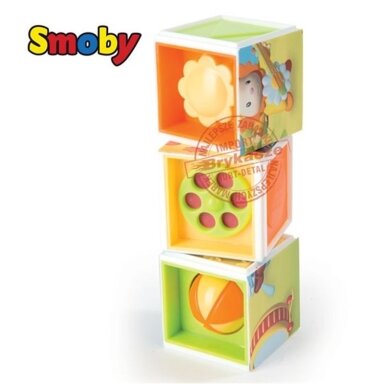 Interaktyvių kaladėlių rinkinys 3 viename "Smoby", 211385 Interaktyvių kaladėlių rinkinys 3 viename "Smoby", 211385