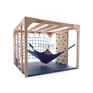 Įtempiamas pakabinamas batutas 2x2m + 4 bungee virvės, , ESI502 Įtempiamas pakabinamas batutas 2x2m + 4 bungee virvės, , ESI502