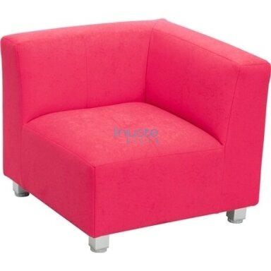 Kampinė sofa su atlošu, h 25 cm, įvairių spalvų