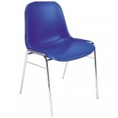 Kėdė plastikiniu atlošu, skirtingų spalvų 048030A